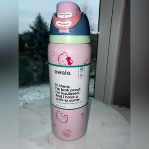 Owala Hello Kitty Pink Insulated Bottle